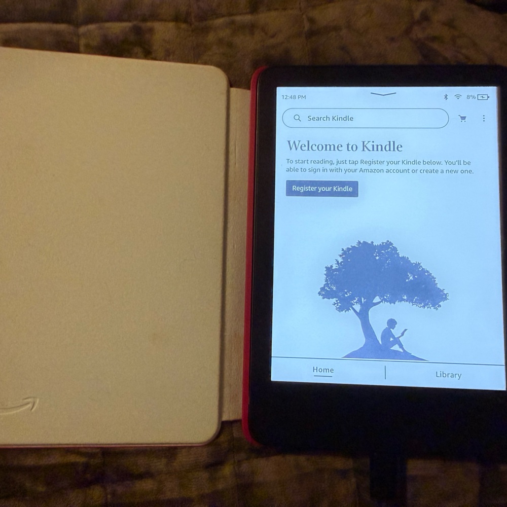 Amazon Kindle eReader - Black and Red